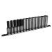 Sealey Socket Set Deep 13pc 1/2\"Sq Drive Metric - Black Series