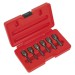 Sealey Screw Extractor Set 6pc 3/8\"Sq Drive