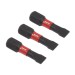 Sealey Slotted 5.5mm Impact Power Tool Bits 25mm - 3pc