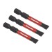 Sealey Slotted 6.5mm Impact Power Tool Bits 50mm - 3pc