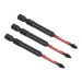 Sealey Pozi #1 Impact Power Tool Bits 75mm - 3pc