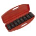 Sealey Impact Socket Set 8pc Deep 1\"Sq Drive - Metric