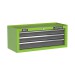 Sealey Mid-Box 3 Drawer with Ball Bearing Slides - Green/Grey