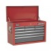 Sealey Topchest 9 Drawer with Ball Bearing Runners - Red/Grey