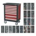 Sealey Rollcab 8 Drawer with Ball Bearing Runners & 707pc Tool Kit