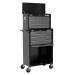 Sealey Topchest & Rollcab Combination 13 Drawer with Ball Bearing Runners - Black/Grey