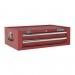 Sealey Add-On Chest 2 Drawer with Ball Bearing Runners - Red