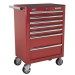 Sealey Rollcab 7 Drawer with Ball Bearing Runners - Red
