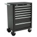 Sealey Rollcab 7 Drawer with Ball Bearing Runners - Black