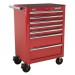 Sealey Rollcab 7 Drawer with Ball Bearing Runners - Red