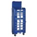 Sealey Retro Style Topchest, Mid-Box & Rollcab Combination 10 Drawer Blue/White Stripe