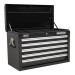 Sealey Topchest 5 Drawer with Ball Bearing Runners - Black