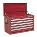 Sealey Topchest 5 Drawer with Ball Bearing Runners - Red