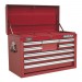 Sealey Topchest 8 Drawer with Ball Bearing Runners - Red