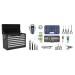 10 Drawer Topchest - Ball Bearing Runners - Black with FREE Tools