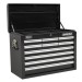 Sealey Topchest 10 Drawer with Ball Bearing Runners - Black