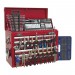 10 Drawer Topchest - Ball Bearing Runners - Red with FREE Tools