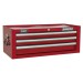 Sealey Add-On Chest 3 Drawer with Ball Bearing Runners - Red