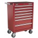 Sealey Rollcab 7 Drawer with Ball Bearing Runners - Red