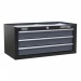 Sealey Mid-Box 3 Drawer with Ball Bearing Runners - Black/Grey