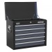 Sealey Topchest 5 Drawer with Ball Bearing Runners - Black/Grey