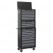 Sealey Tool Chest Combination 16 Drawer with Ball Bearing Runners - Black/Grey
