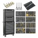 Sealey Tool Chest Combination 16 Drawer with Ball Bearing Runners - Black/Grey & 420pc Tool Kit