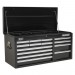 Sealey Topchest 14 Drawer with Ball Bearing Runners Heavy-Duty - Black