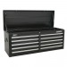 Sealey Topchest 10 Drawer with Ball Bearing Runners - Black