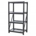 Sealey Heavy-Duty Racking Unit with 4 Mesh Shelves 640kg Capacity Per Level 978mm