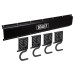 Sealey Wall Mounting 4 Hook Storage Rail