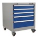 Sealey Mobile Industrial Cabinet 5 Drawer