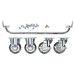 Sealey Industrial Handle & Wheel Kit for 725mm Cabinets