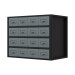 Sealey Modular Racking Mid Unit 16 Small Drawers 580mm