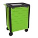 Sealey Rollcab 7 Drawer Push-To-Open Hi-Vis Green