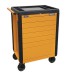 Sealey Rollcab 7 Drawer Push-To-Open Hi-Vis Orange