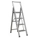 Sealey Aluminium Professional Folding Step Ladder 4-Step 150kg Capacity