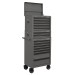 Sealey Topchest, Mid-Box & Rollcab Combination 14 Drawer with Ball-Bearing Slides - Grey