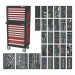 Sealey 14 Drawer Topchest & Rollcab Combination with 1231pc Tool Kit