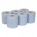 Sealey Paper Roll Blue 2 Ply Embossed 150mtr Pack of 6