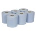 Sealey Paper Roll Blue 2 Ply Embossed 150mtr Pack of 6