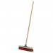Sealey Heavy-Duty Broom with Scraper 16\"(405mm) Stiff/Hard Bristle