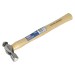 Sealey Ball Pein Hammer 0.5lb Hickory Shaft