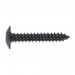 Sealey Self Tapping Screw 4.2 x 25mm Flanged Head Black Pozi BS 4174 Pack of 100
