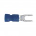 Sealey Easy-Entry Fork Terminal 3.7mm (4BA) Blue Pack of 100