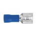 Sealey Push-On Terminal 6.3mm Female Blue Pack of 100