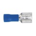 Sealey Push-On Terminal 6.3mm Female Blue Pack of 100