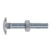 Sealey Coach Bolt & Nut M6 x 40mm Zinc DIN 603 Pack of 100
