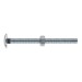 Sealey Coach Bolt & Nut M6 x 75mm Zinc DIN 603 Pack of 100