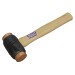 Sealey Copper Faced Hammer 4.3lb Hickory Shaft